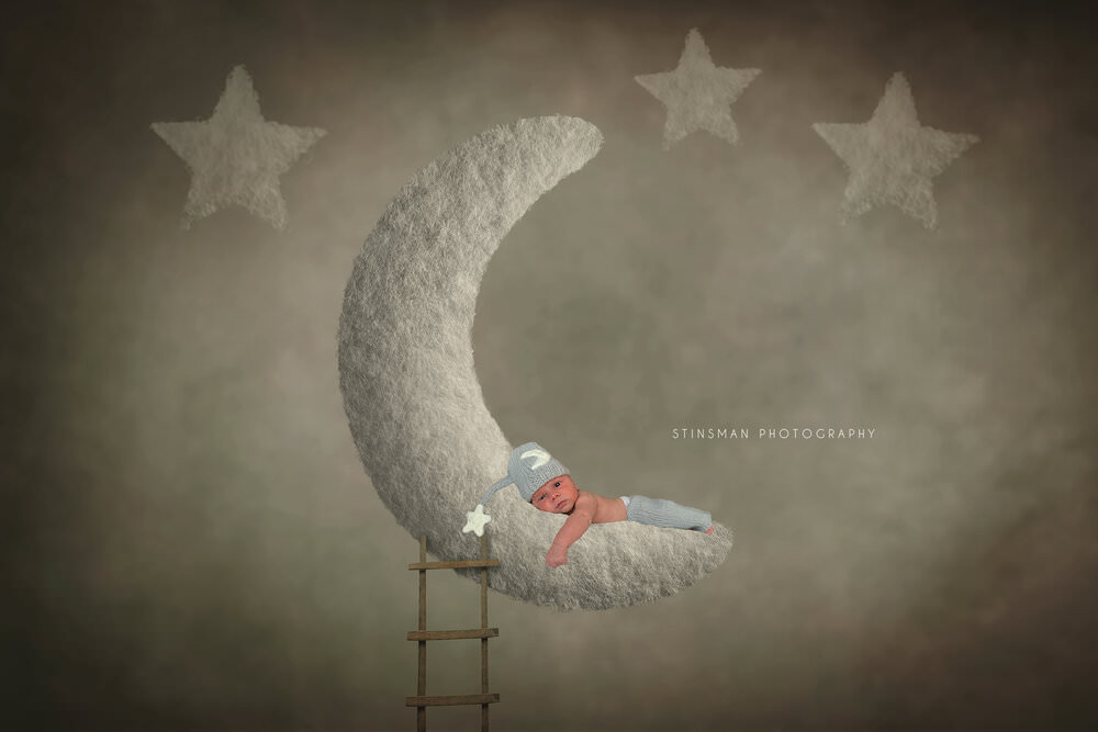 Moon & Stars with Ladder