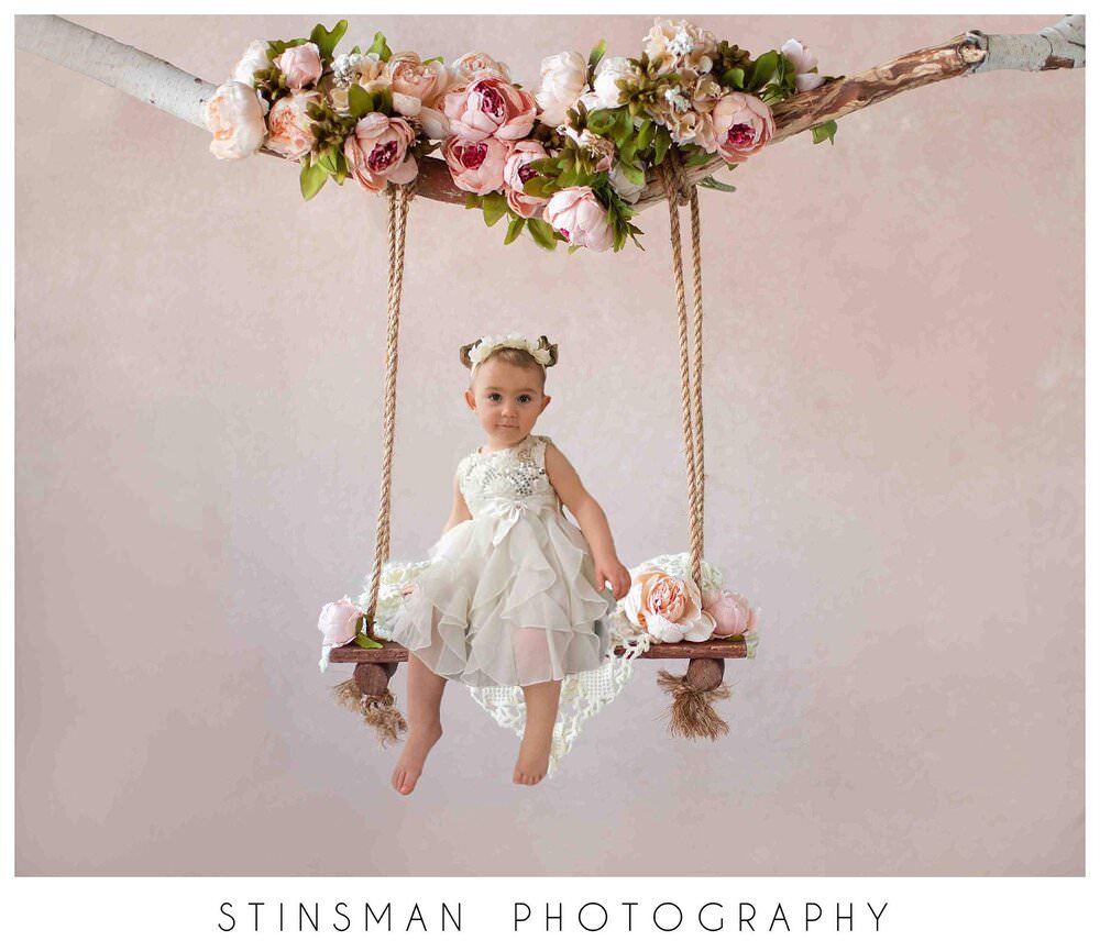 Pink Floral Swing
