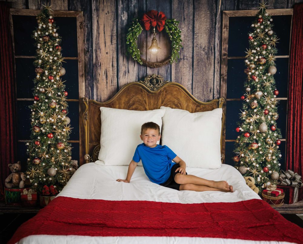 family holiday bed set in south jersey photo studio
