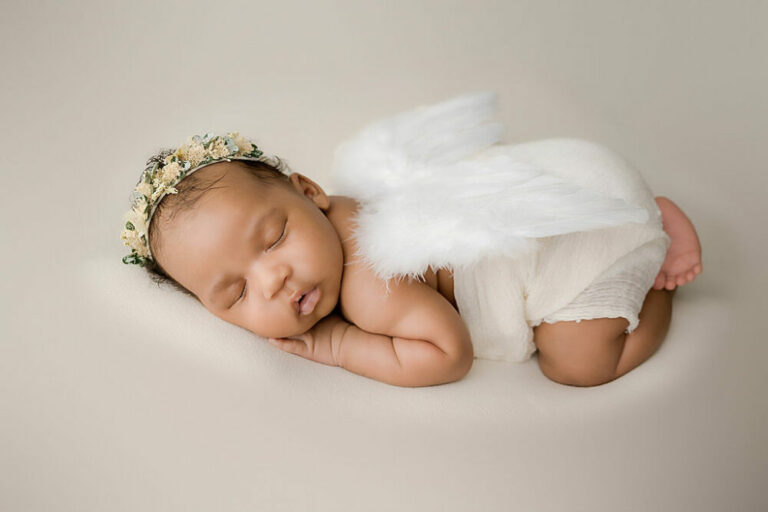 Angelic Maternity and Newborn Session