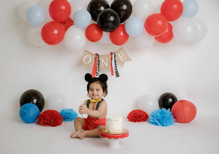Mickey Mouse Cake Smash Session
