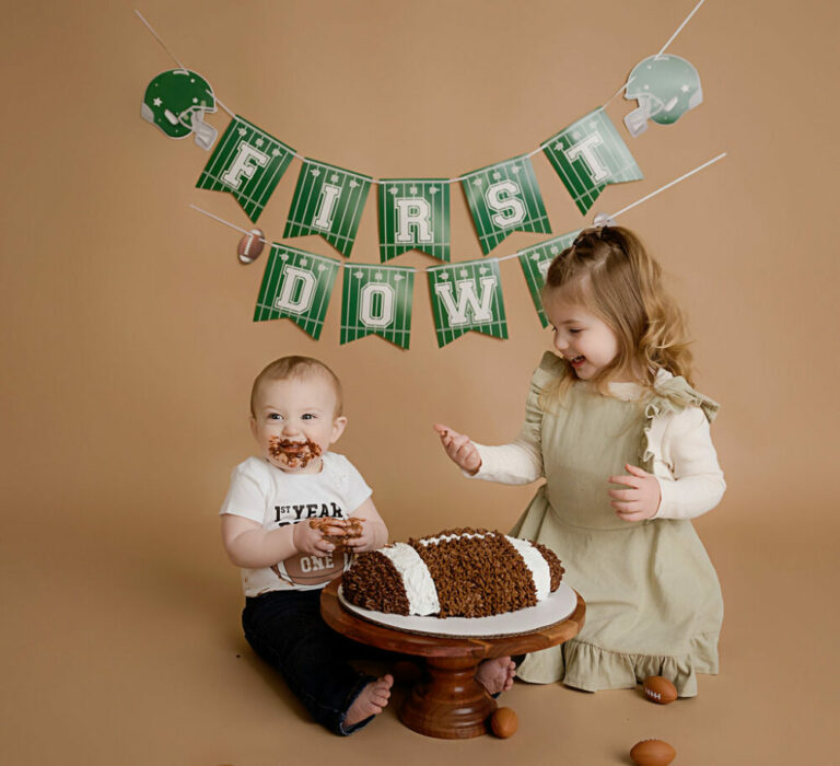 First Down First Birthday Session